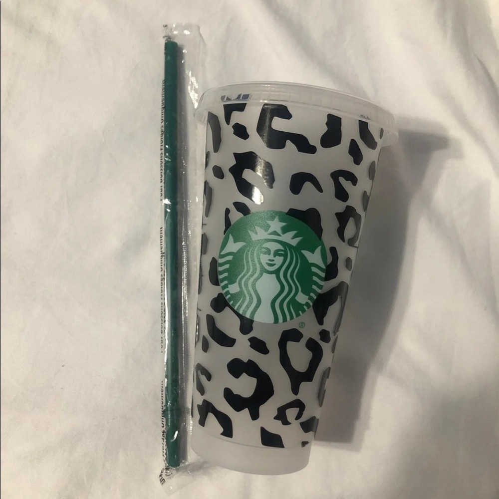 Starbucks cheetah cold cup tumblr